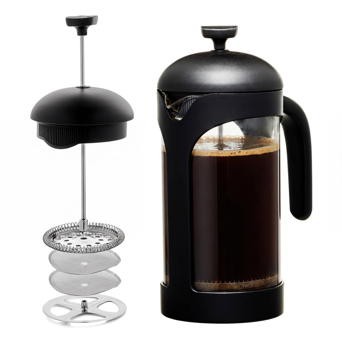 34oz French Press Coffee Maker with 4