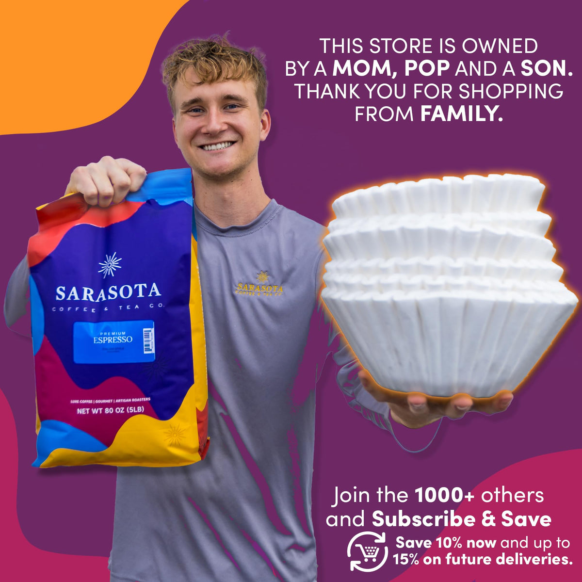 Commercial Coffee Filters (250 Count)
