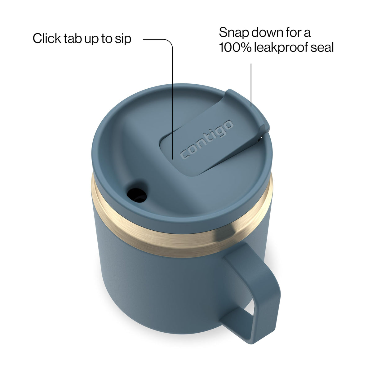 SnapSeal 14 oz Stainless Steel Vacuum