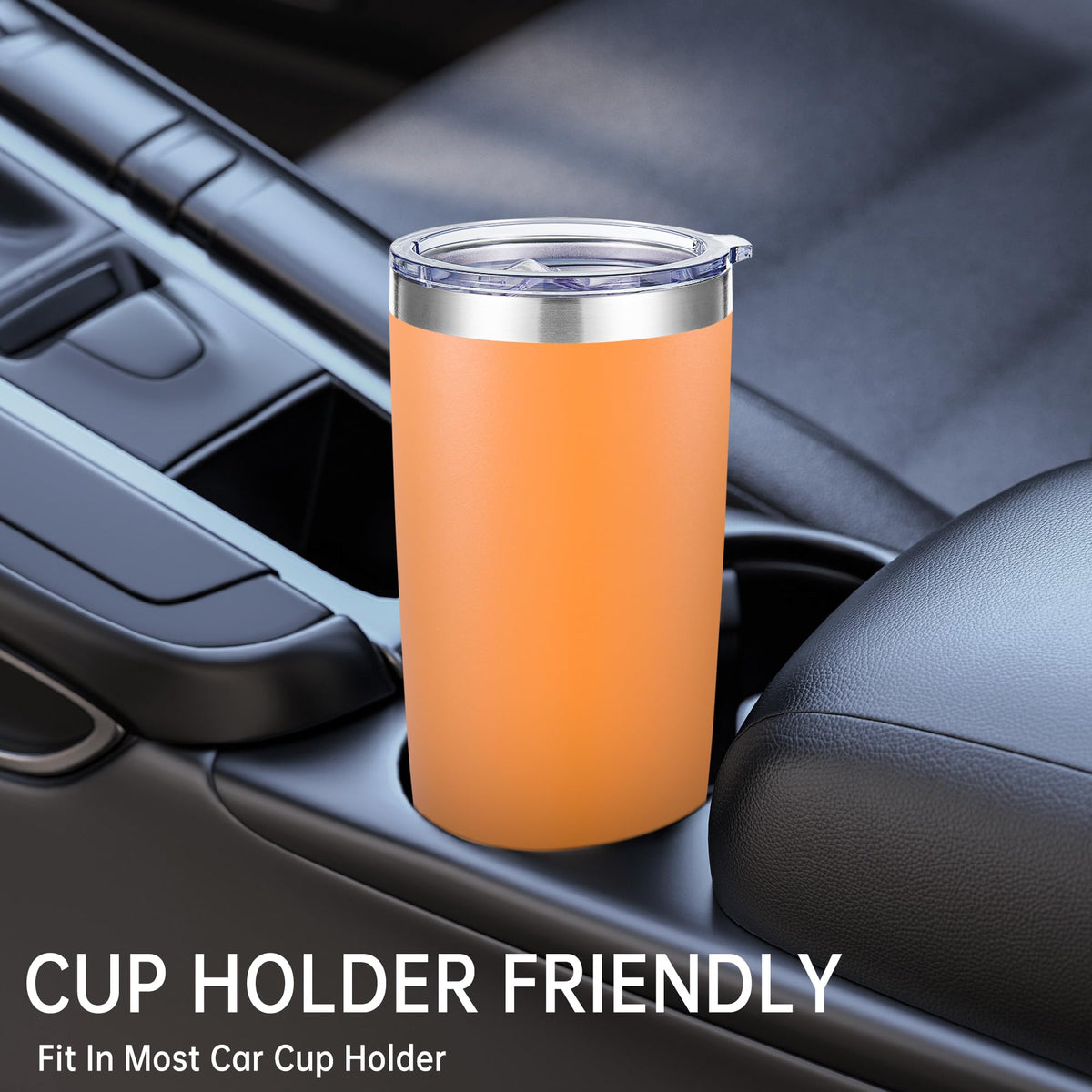 20 oz Tumblers Bulk Stainless Steel Tumbler with Lid (6 Count)