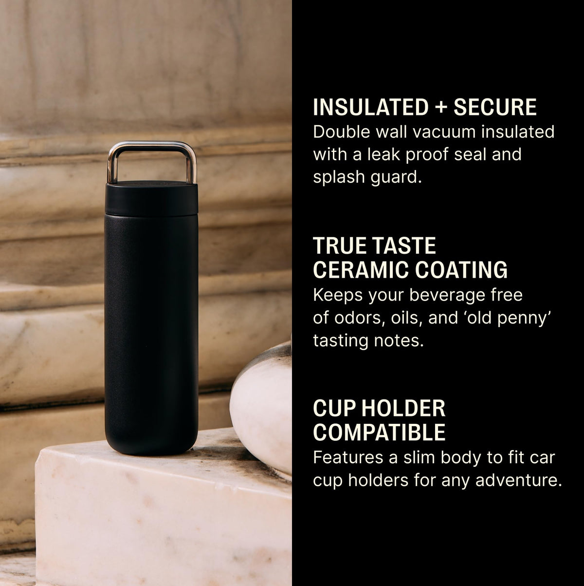 Carter Carry Ceramic Lined Travel Coffee Mug 20 oz