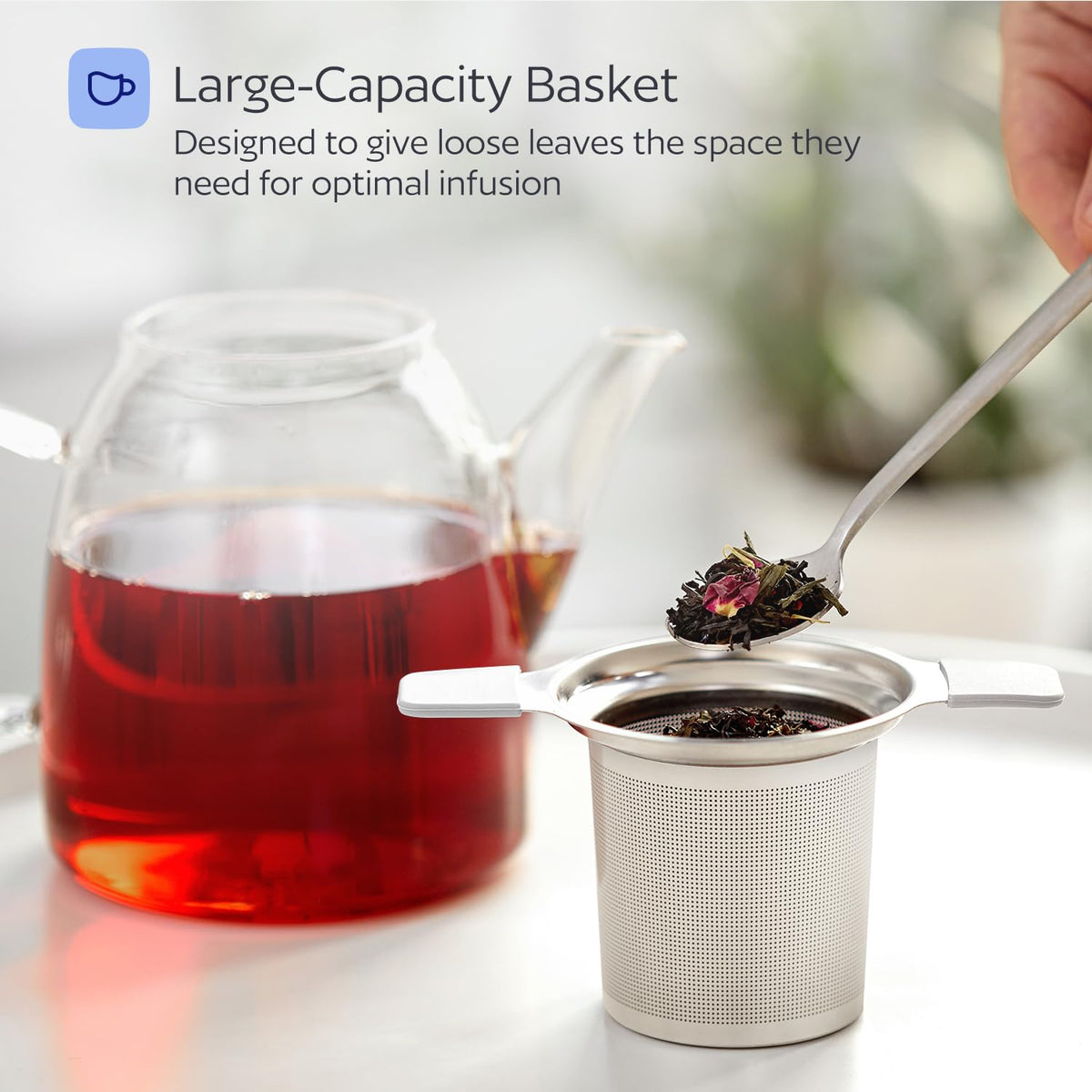 Stainless Steel Tea Infuser for Loose Leaf Tea