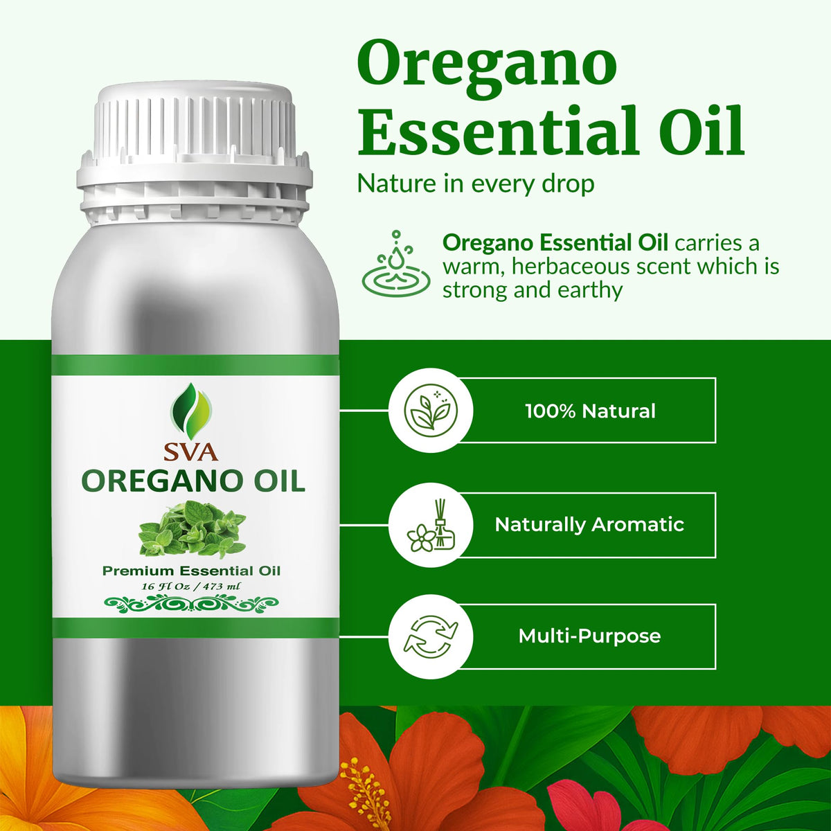 SVA Oregano Essential Oil (16 Fl Oz)