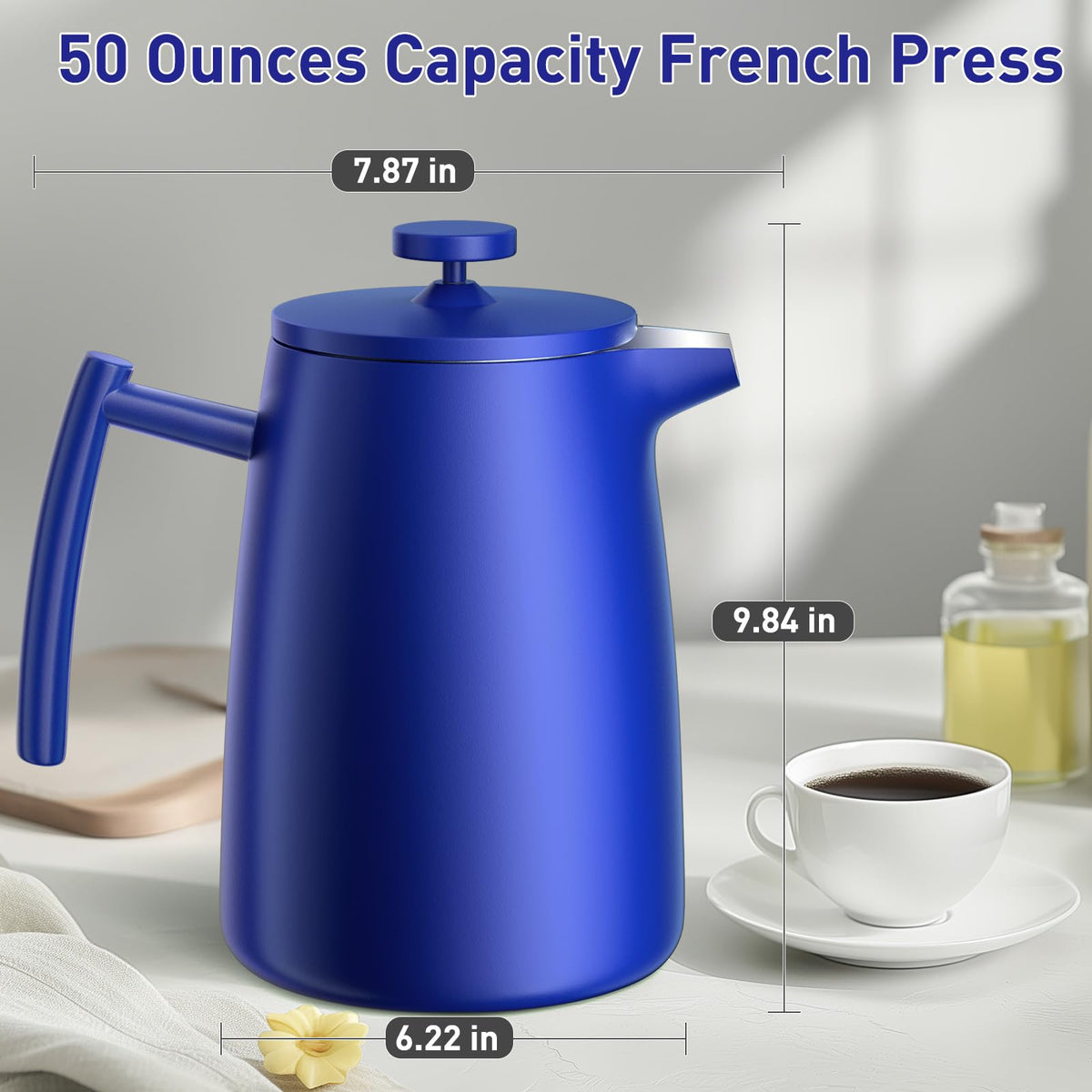 50oz French Press Coffee Maker