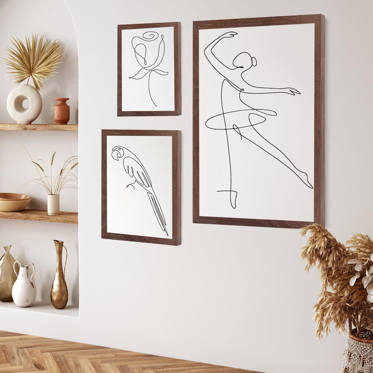 18x24 Solid Oak Wood Picture Frame