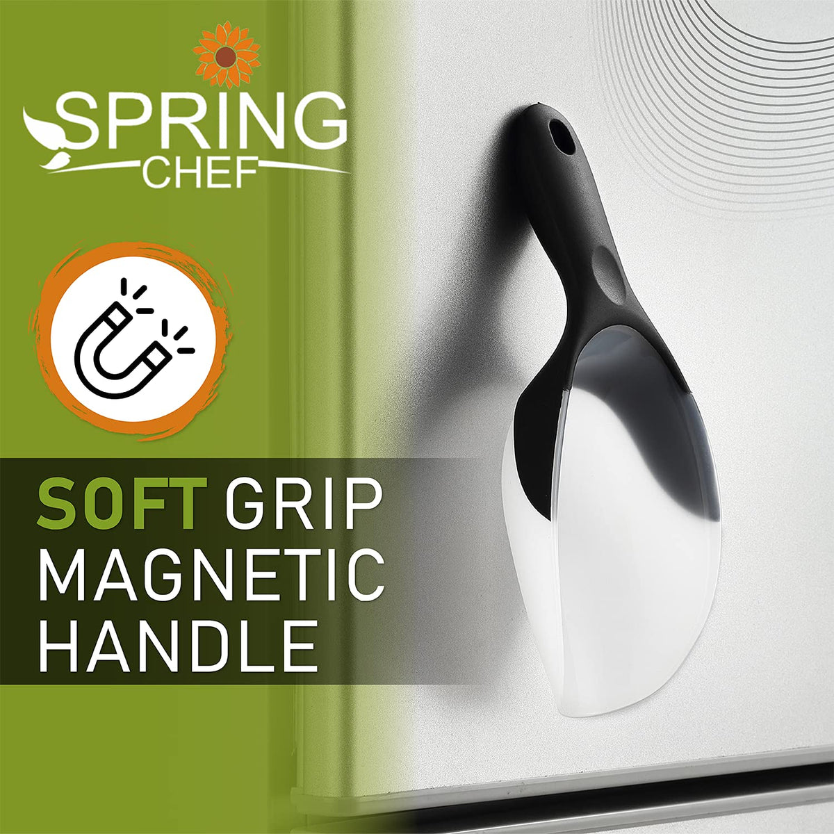 Magnetic Ice Scoop for Freezer