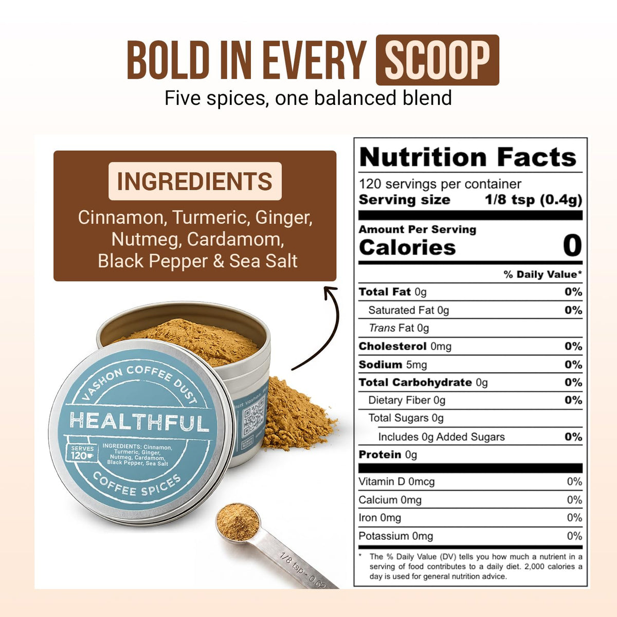 Coffee Dust Healthful Flavoring Powder (2 Ounce)