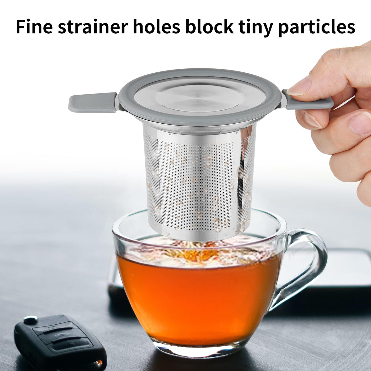Stainless Steel Fine Mesh Tea Infuser for Loose Leaf Tea