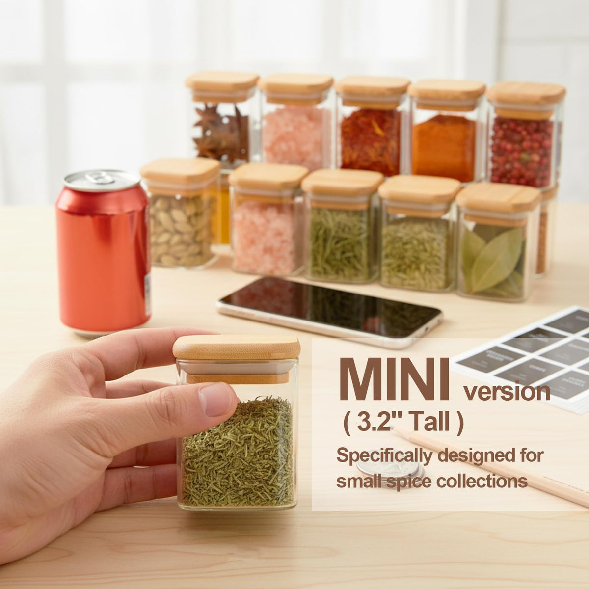 Spice Jars 4oz 16 Pack (16 Count)