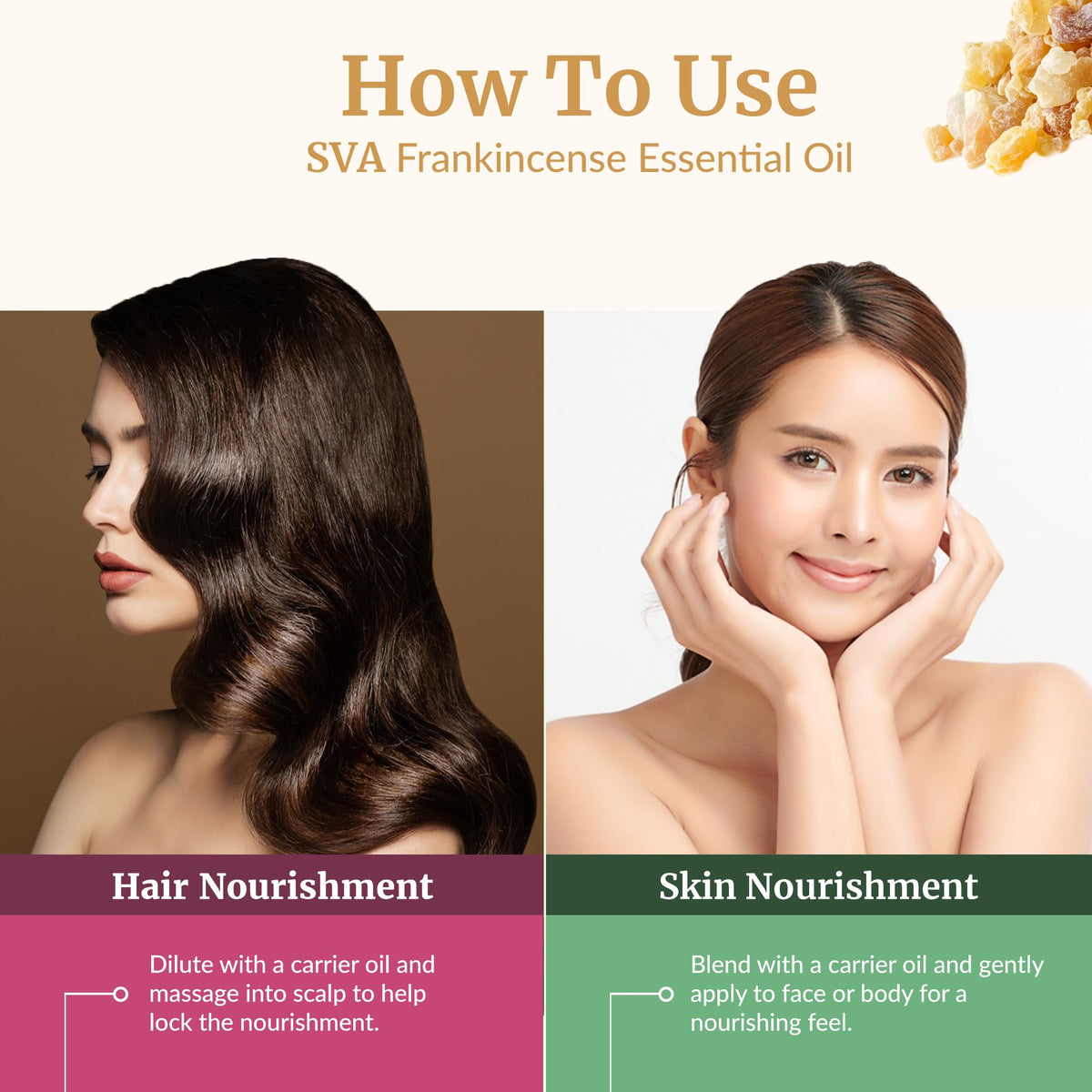 SVA Frankincense Essential Oil in Glass Bottle
