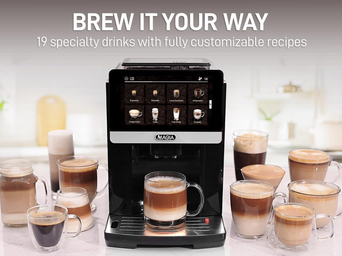 Zulay Magia Super Automatic Espresso Maker Machine with Grinder