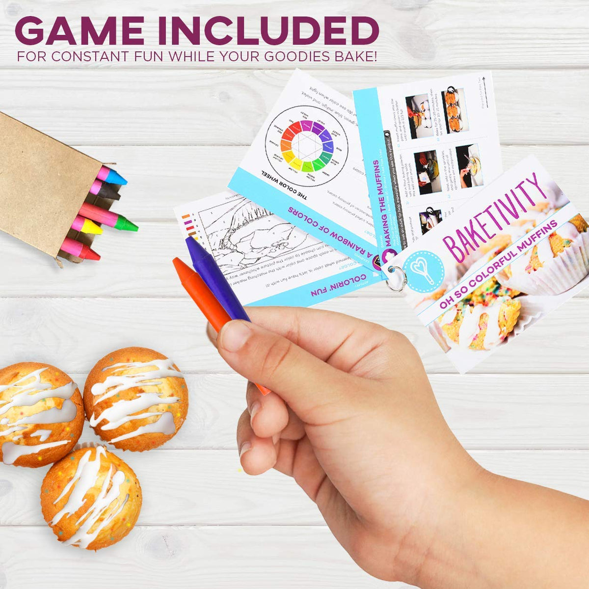 Confetti Muffins Kids Baking Kit with Pre