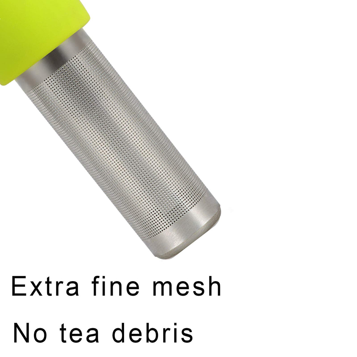 Stainless Steel Tea Infuser Steeper for Loose Tea Extra Fine Mesh Green