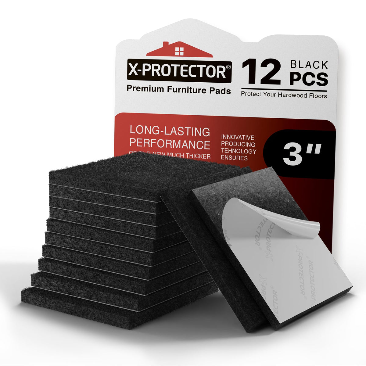 Felt Furniture Pads (12 Count)