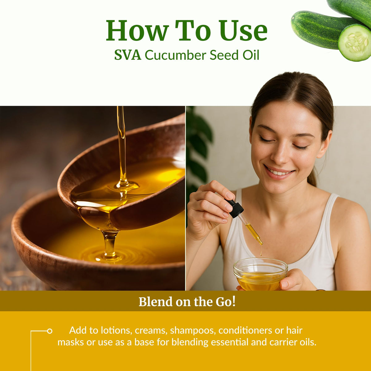 SVA Cucumber Seed Carrier Oil (4 Fl Oz)