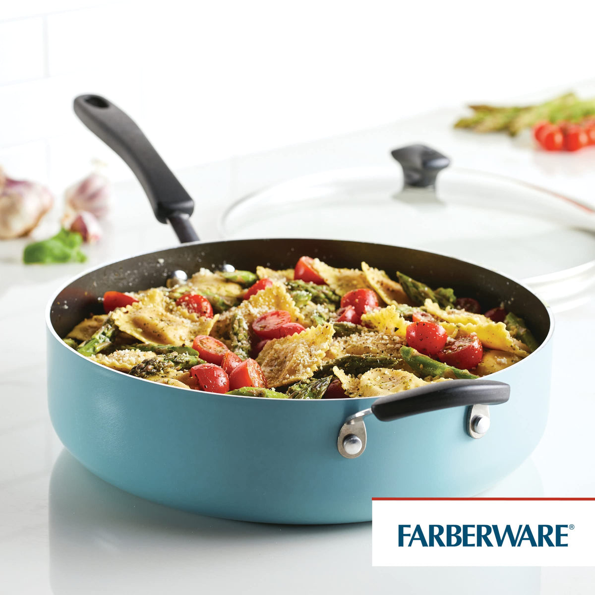 Cookstart DiamondMax Nonstick Jumbo Cooker with Lid and Helper Handle