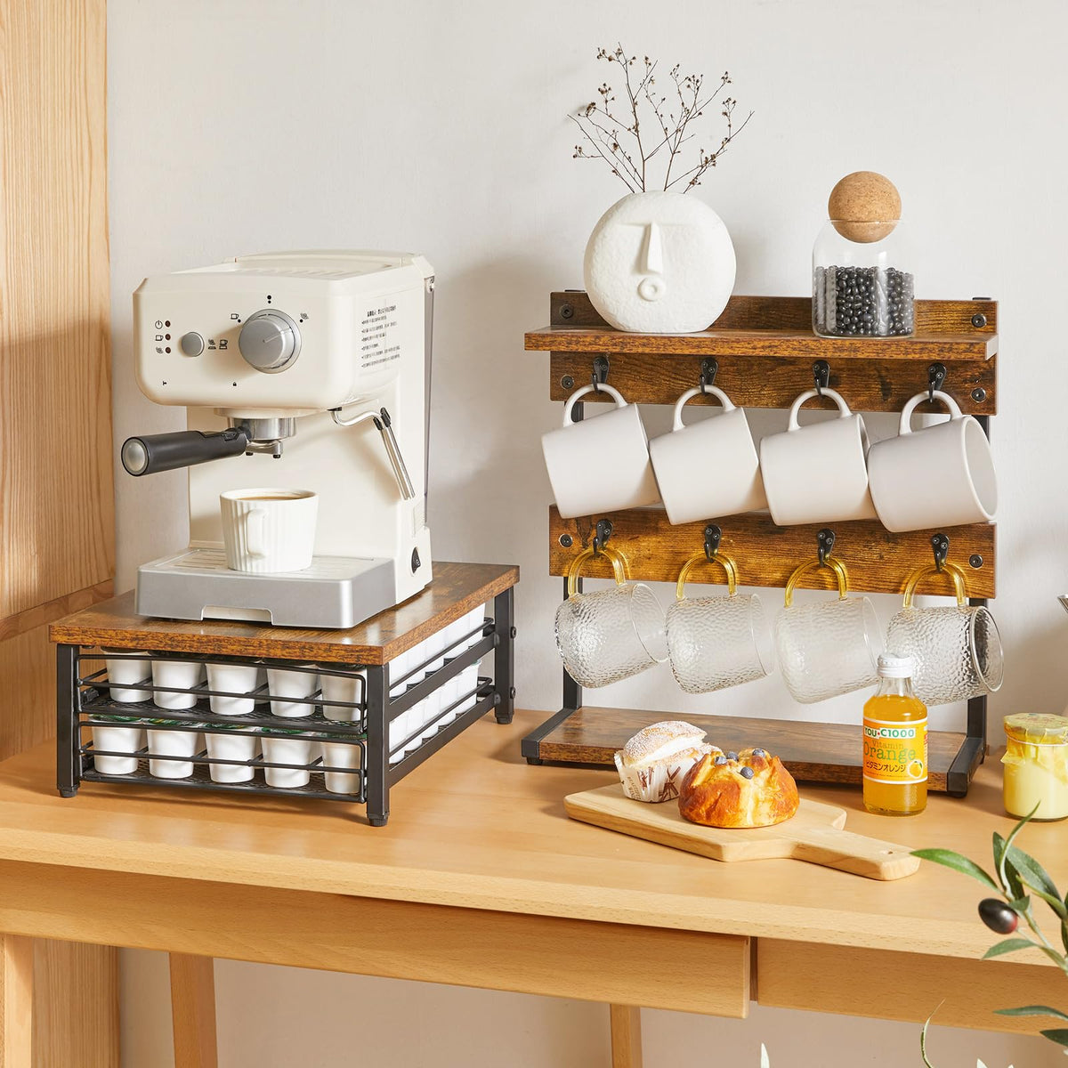 2 Tier Coffee Pod Drawer Holder for K Cup