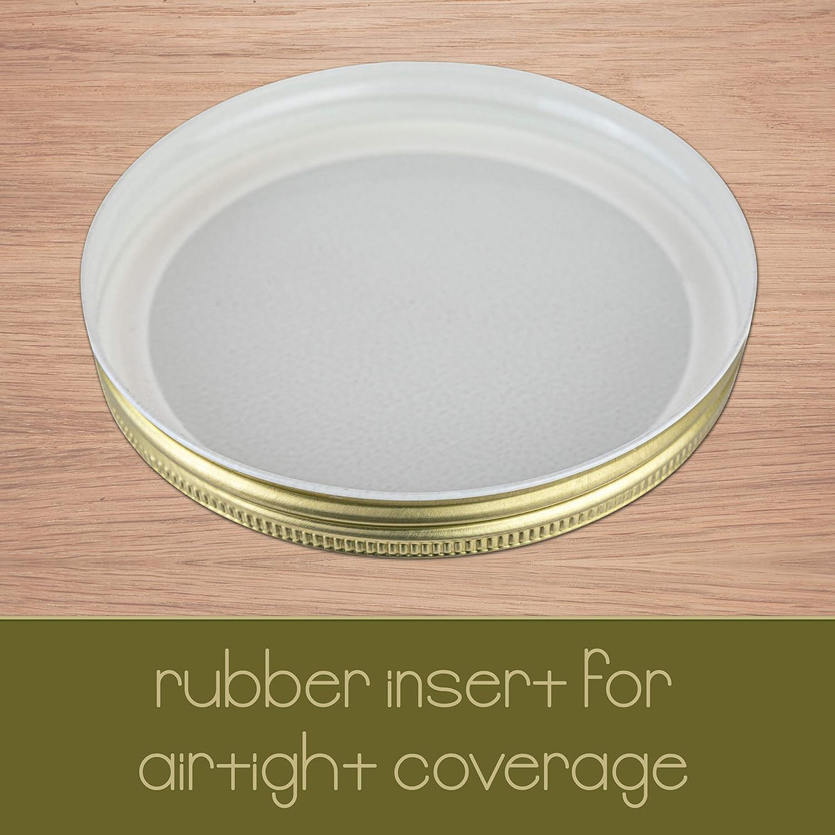 Half Gallon Mason Jar Wide Mouth with Airtight Metal Lid