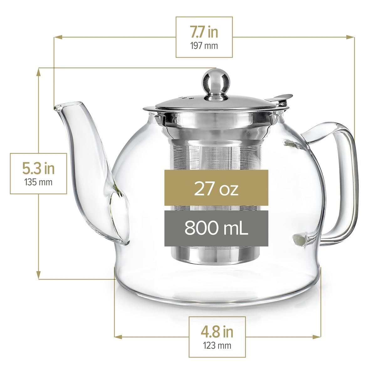 Dublin Glass Teapot