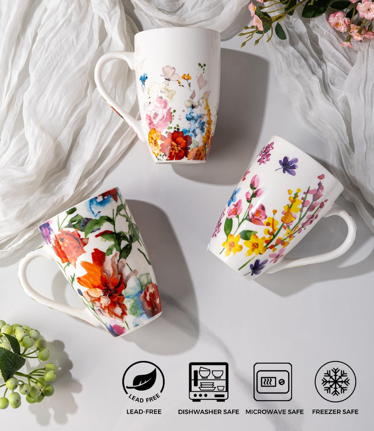 Tea Mug with Infuser and Lid