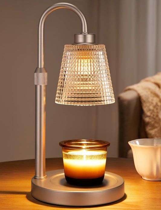 Champagne Gold Candle Warmer Lamp with Timer