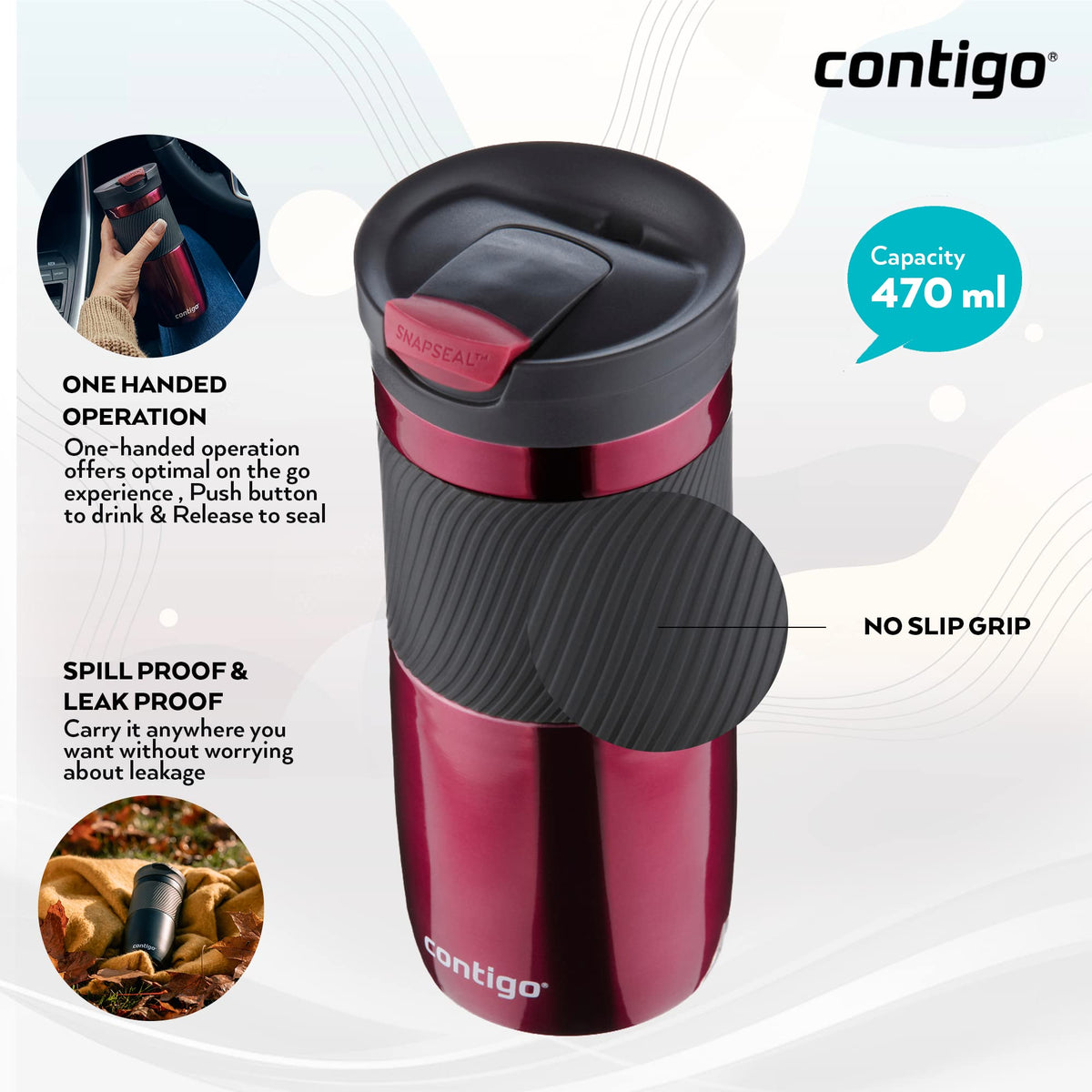 Byron Snapseal Travel Mug