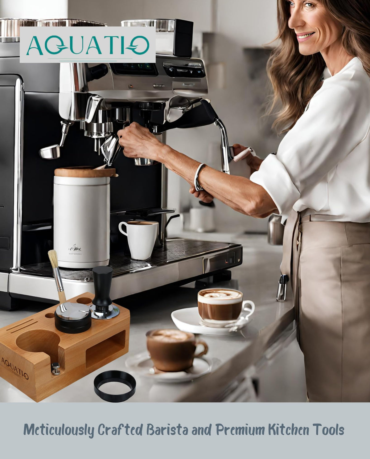 Espresso Tamping Station With Tools