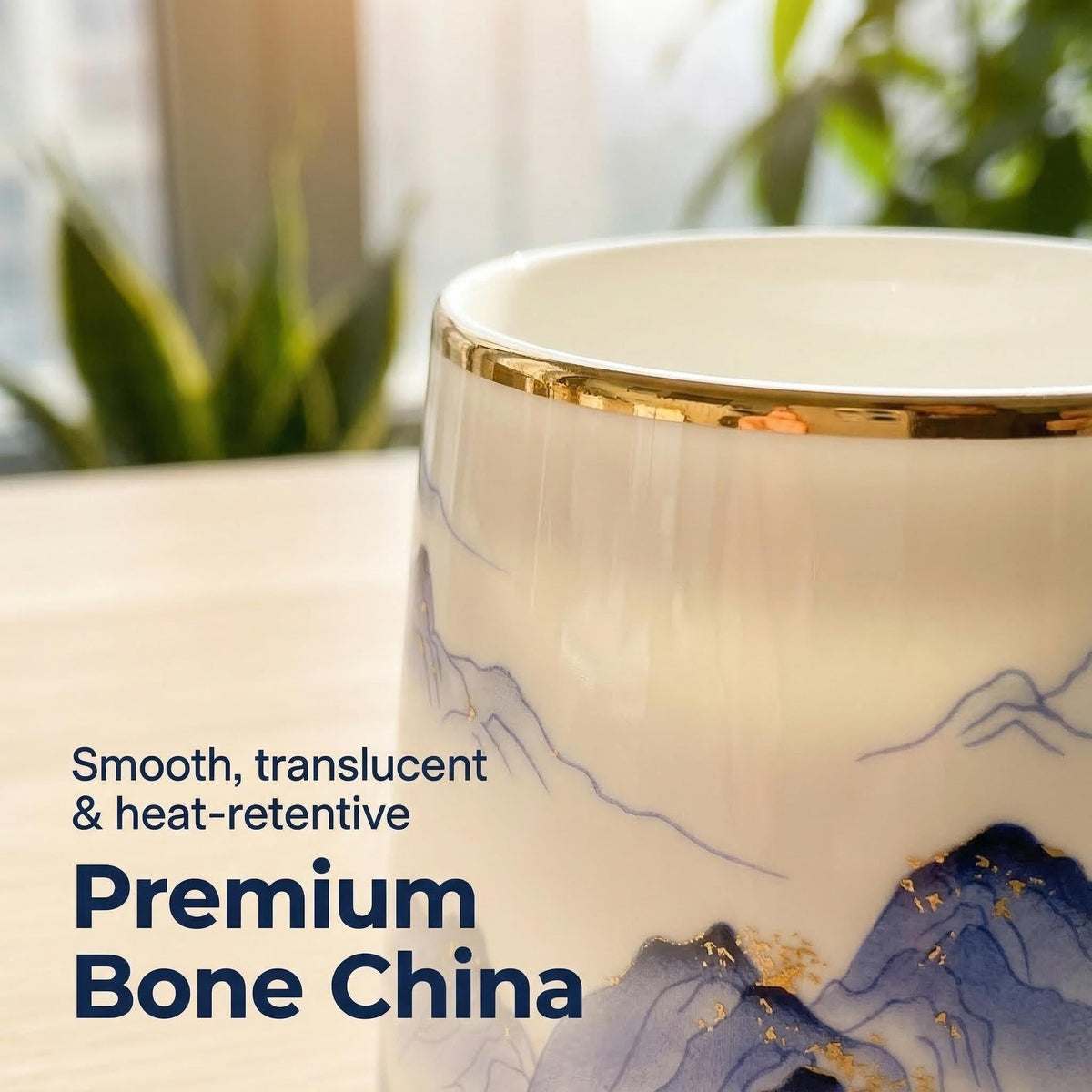 Ceramic tea cups