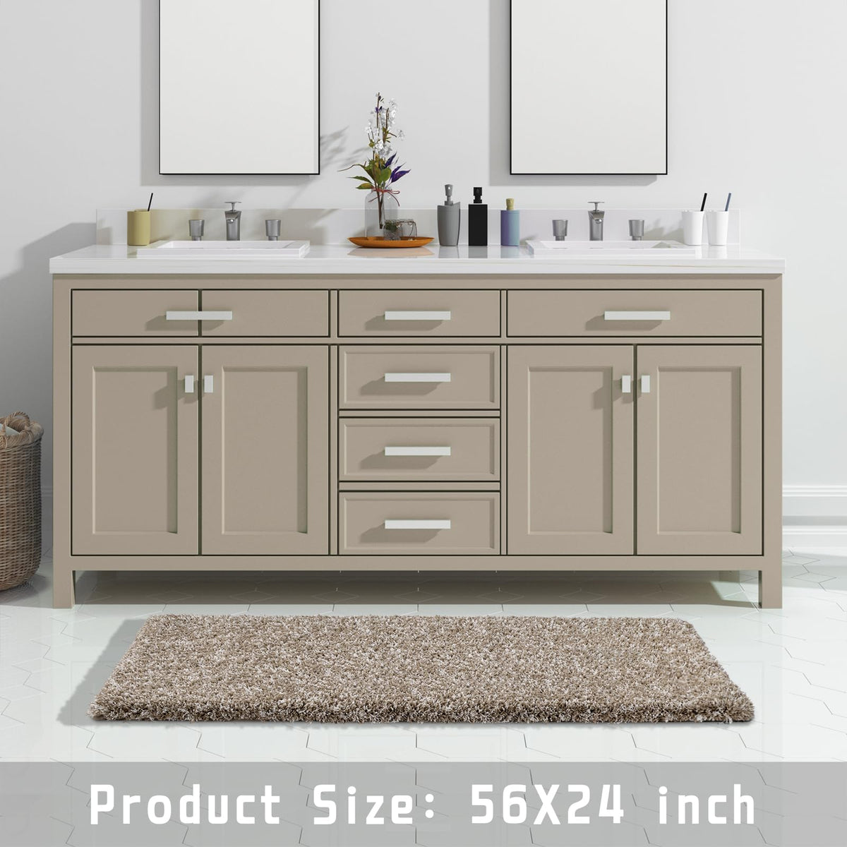 Luxury Bathroom Rugs