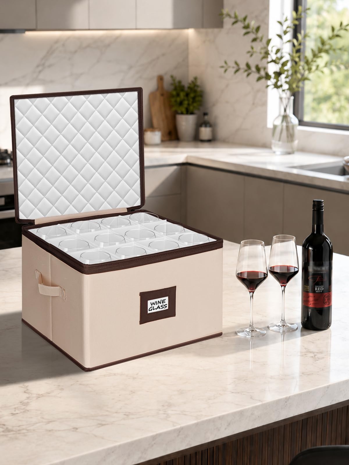 Wine Glass Storage Box (2 Count)