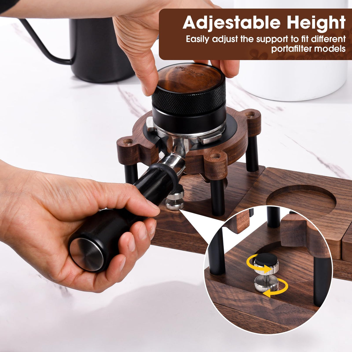 Magnetic Espresso Tamping Station