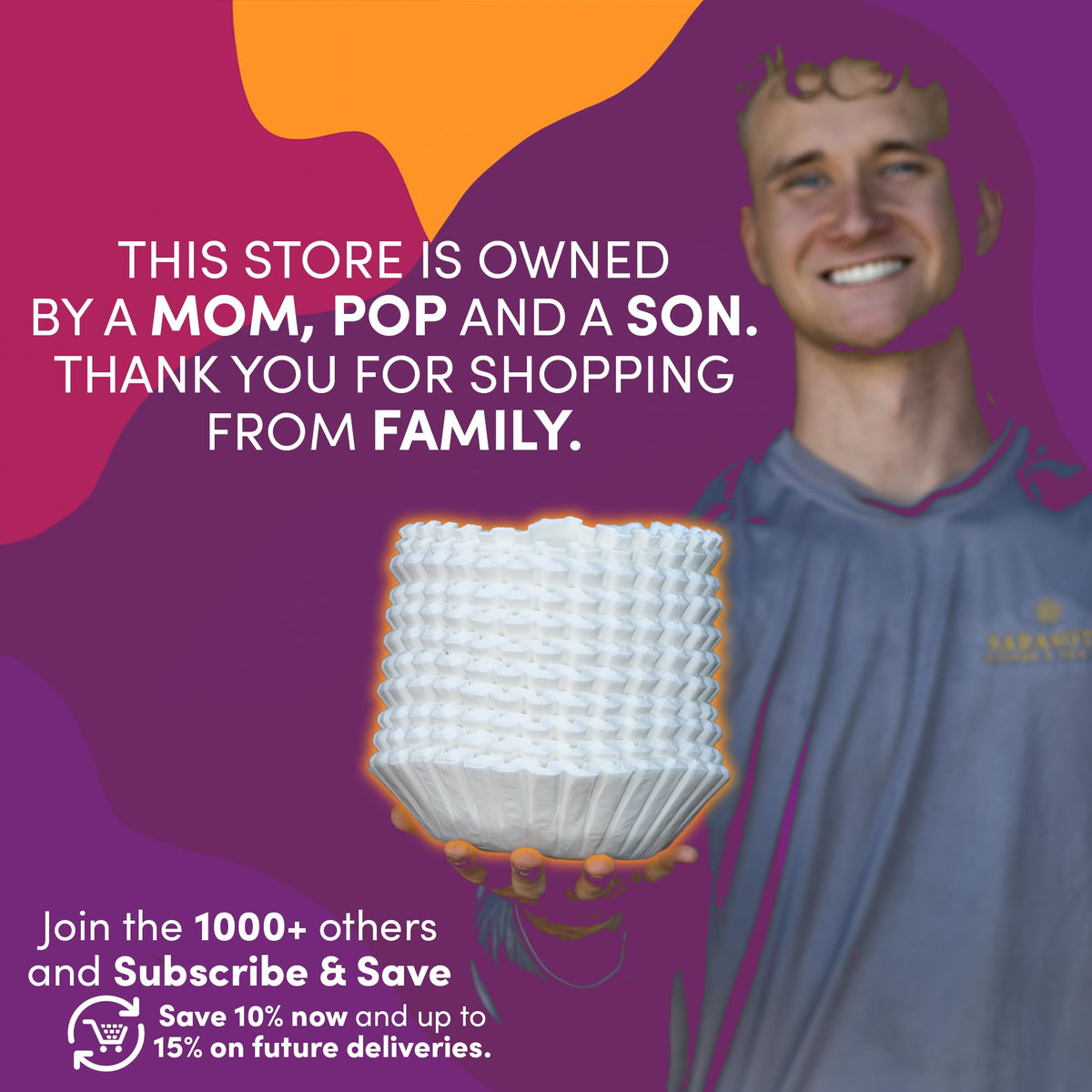 12 Cup Commercial Coffee Filters (500 Count)