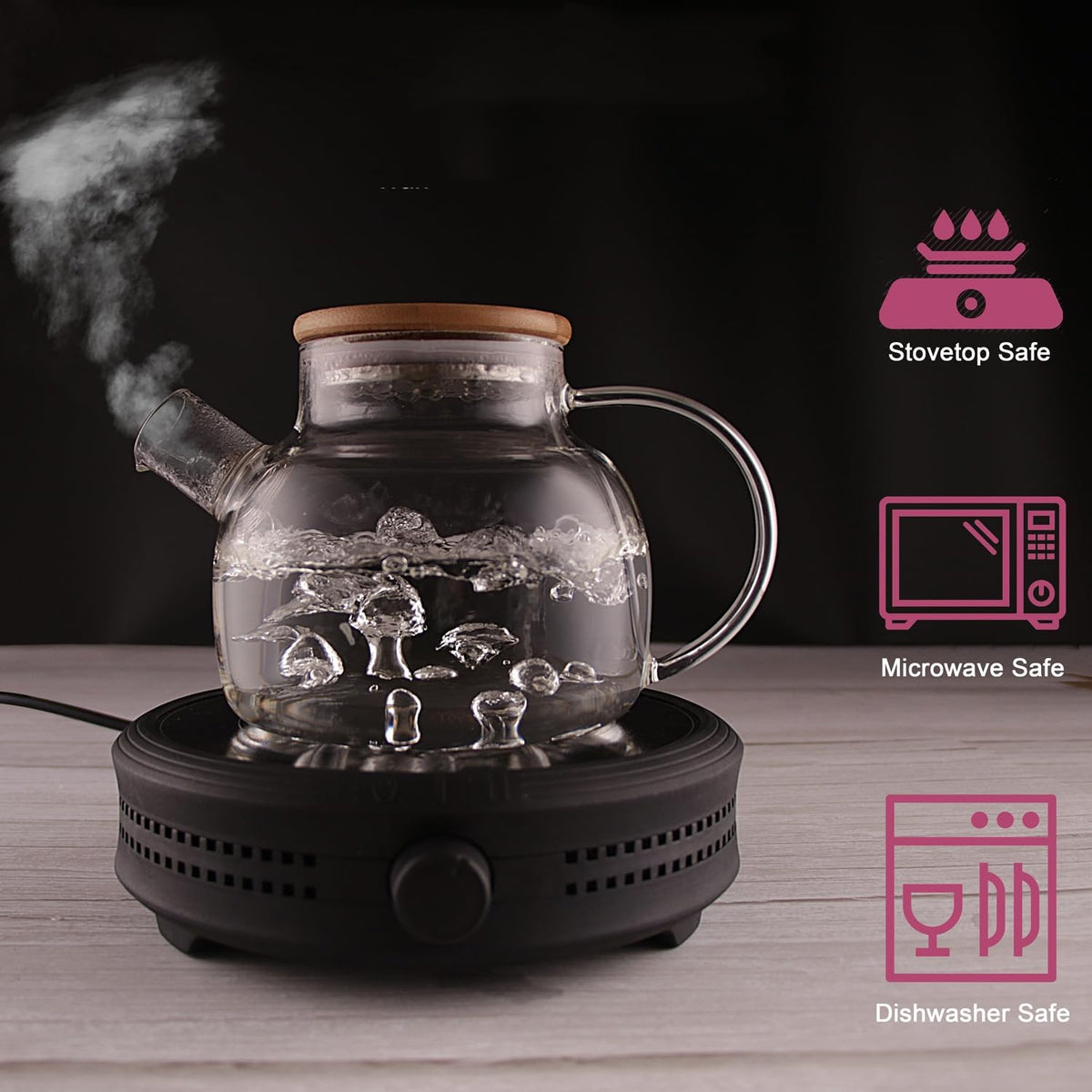 Glass Teapot Stovetop Safe