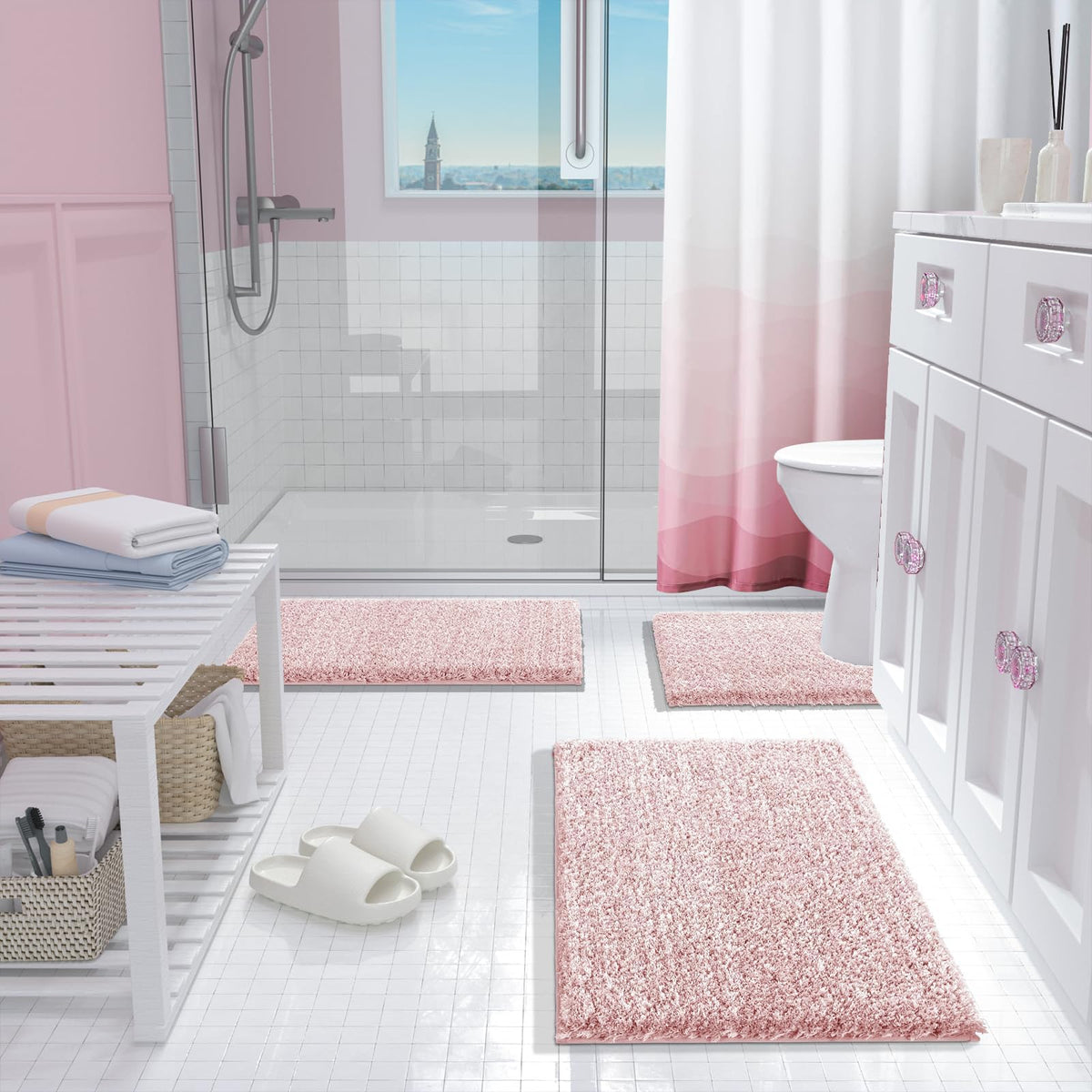 Bathroom Rugs Non Slip Washable 36X24