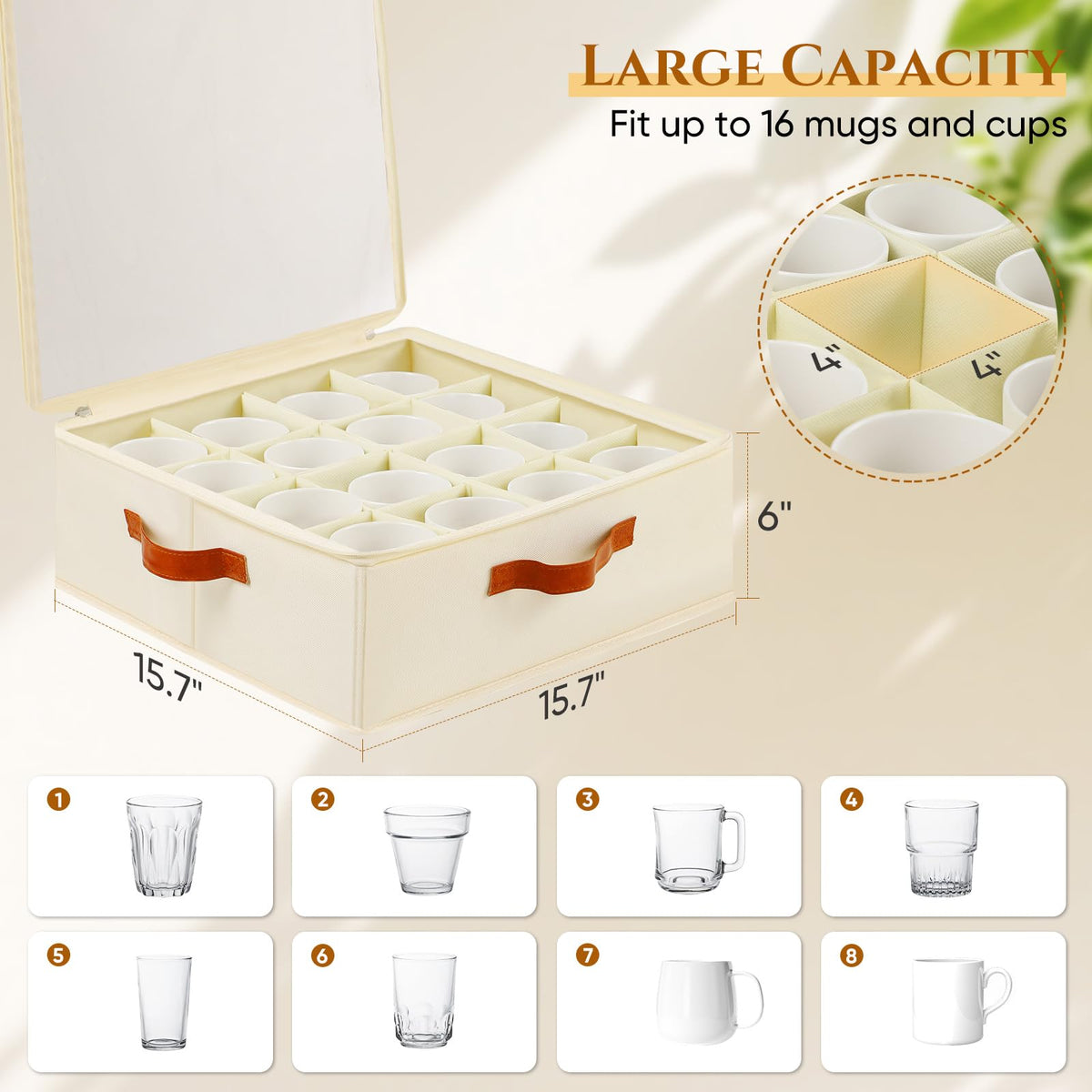 Cup and Mug Storage Box