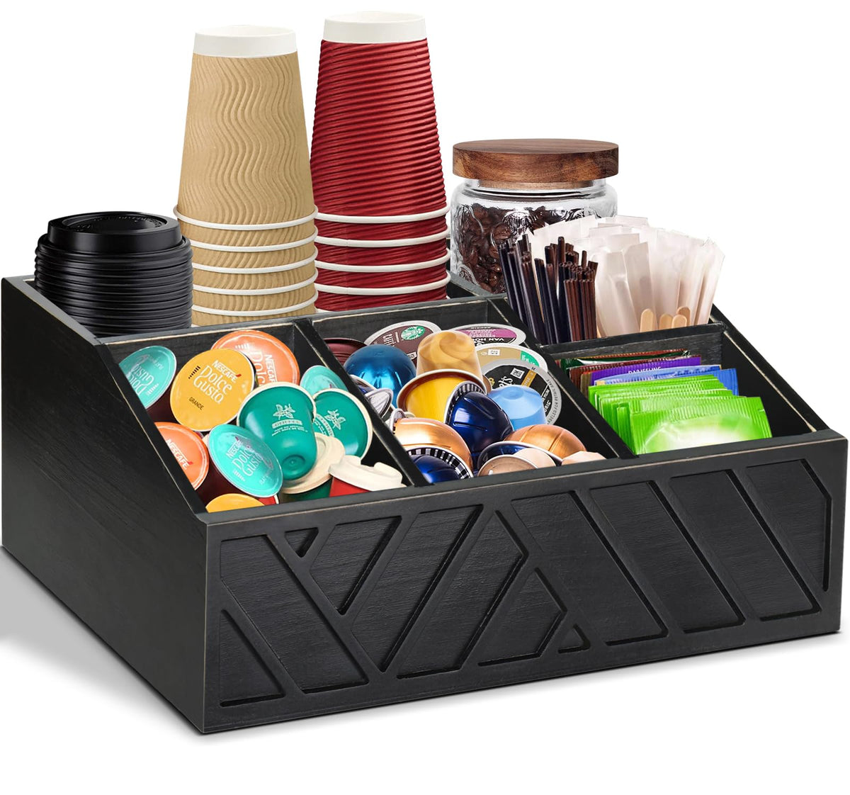 Coffee Station Organizer for Counter (23.52 Ounce)