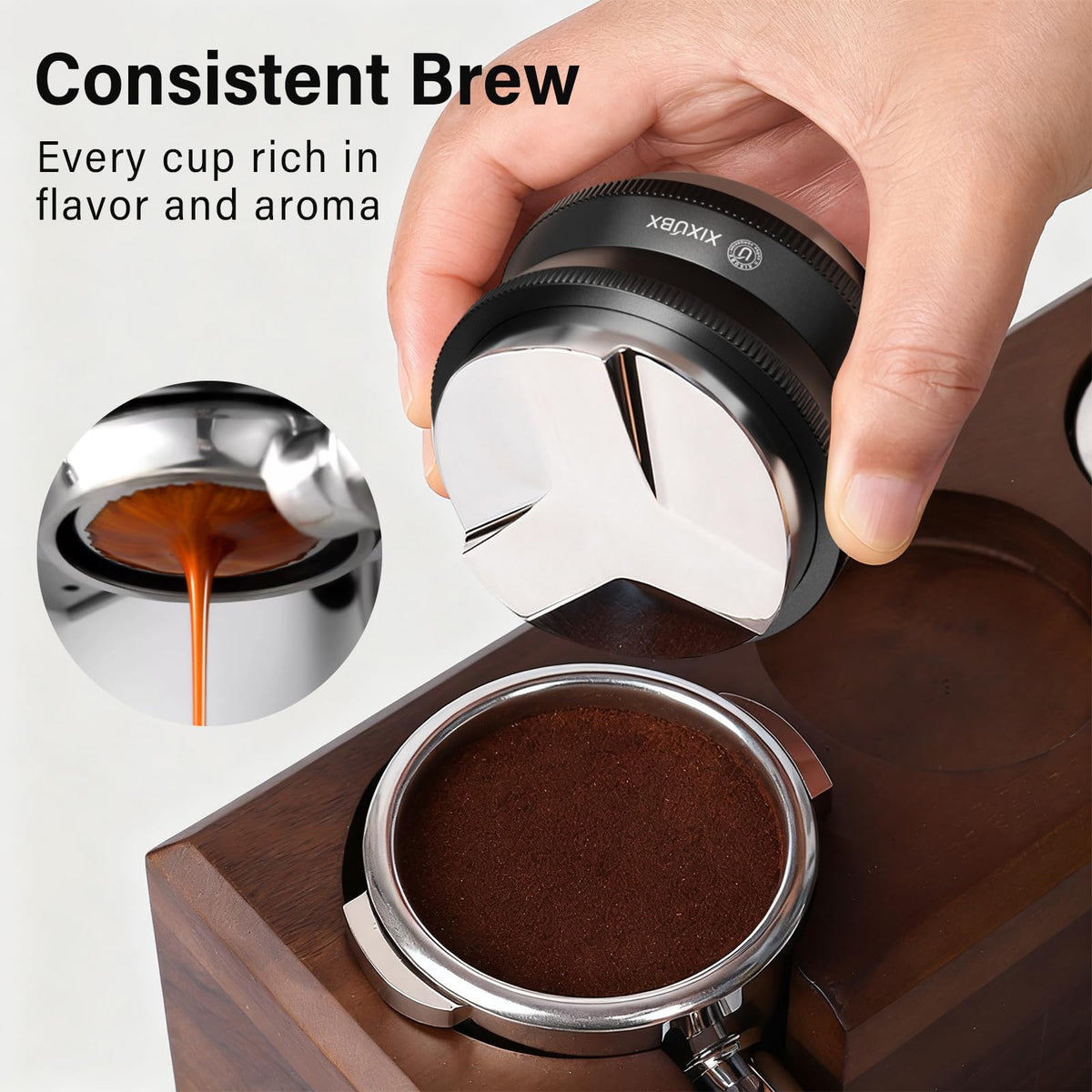 XIXUBU 58mm Espresso Tamper