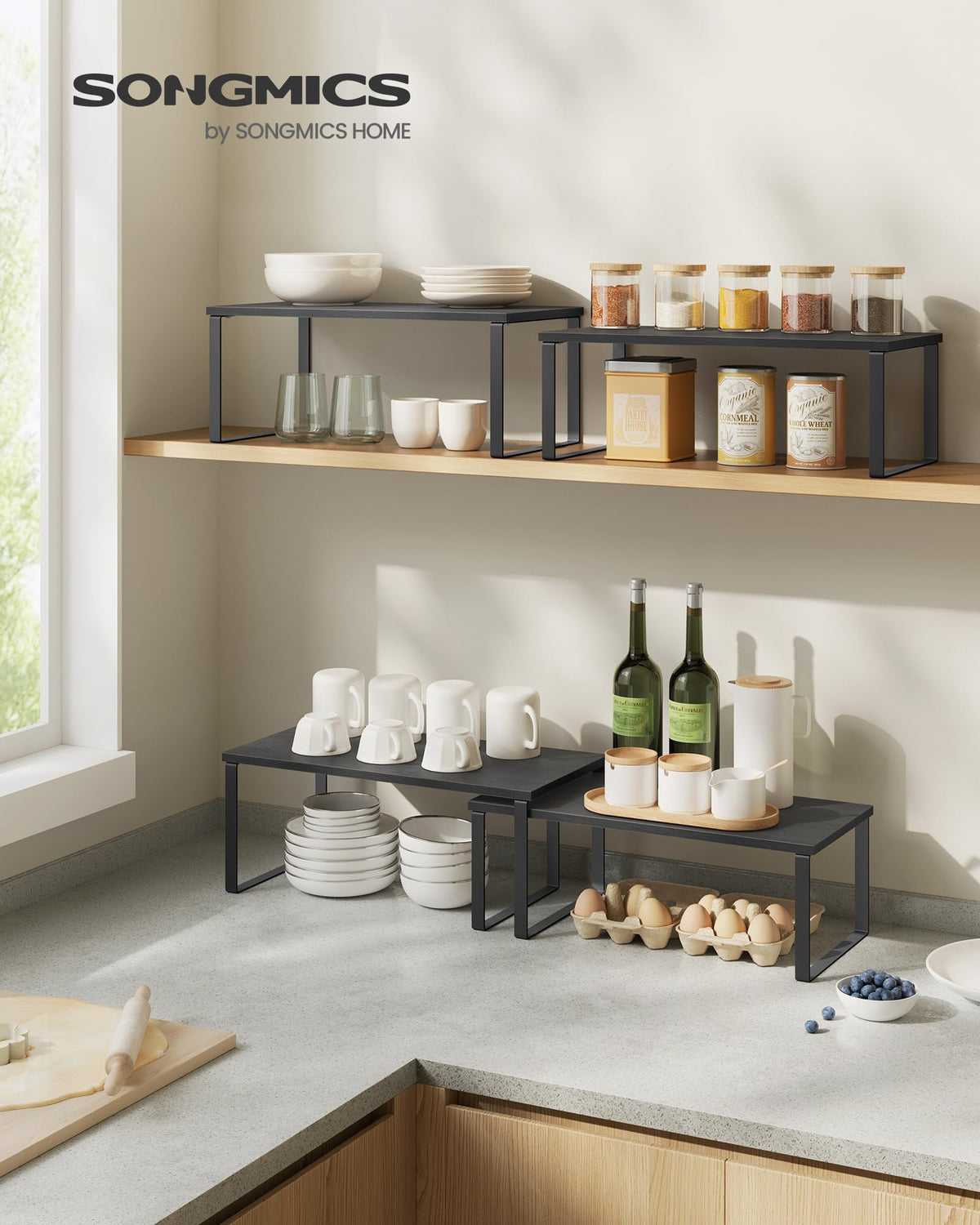 Cabinet Organizer Shelf (2 Count)