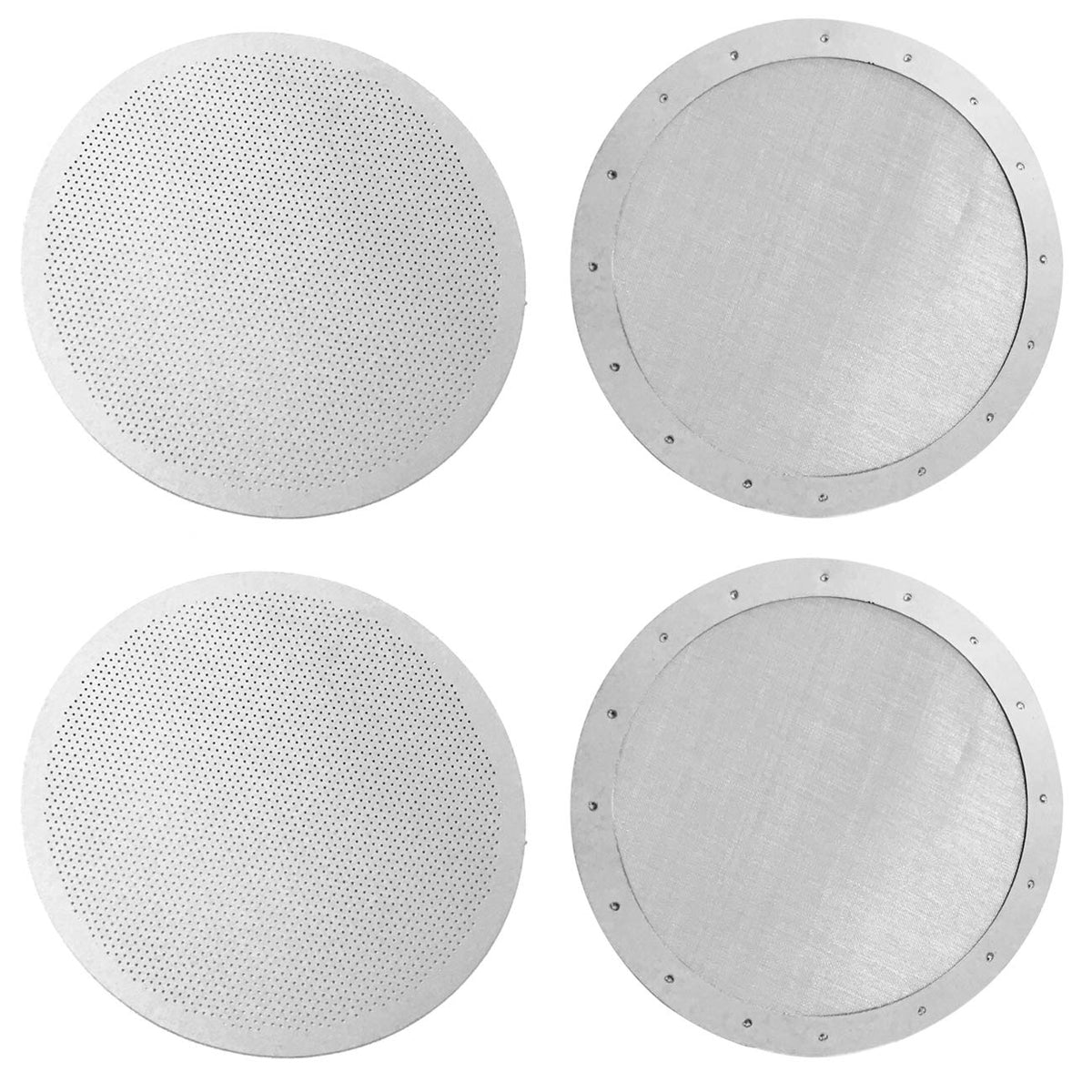 4 Pack Premium Reusable Coffee Filters Compatible with AeroPress Go coffee press (4 Count)