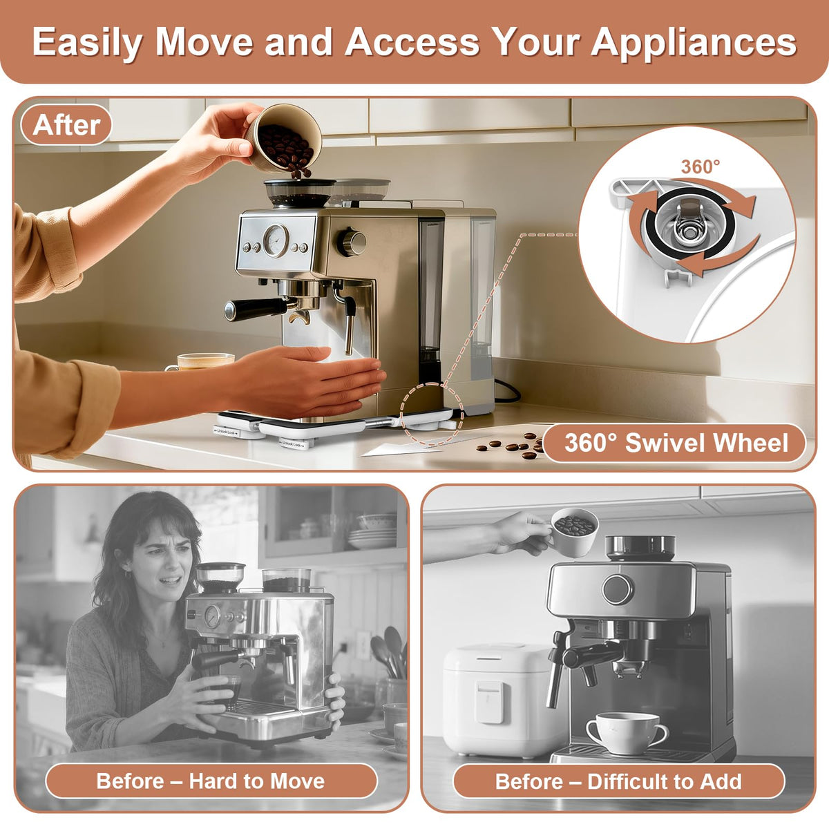 Adjustable Appliance Slider Tray