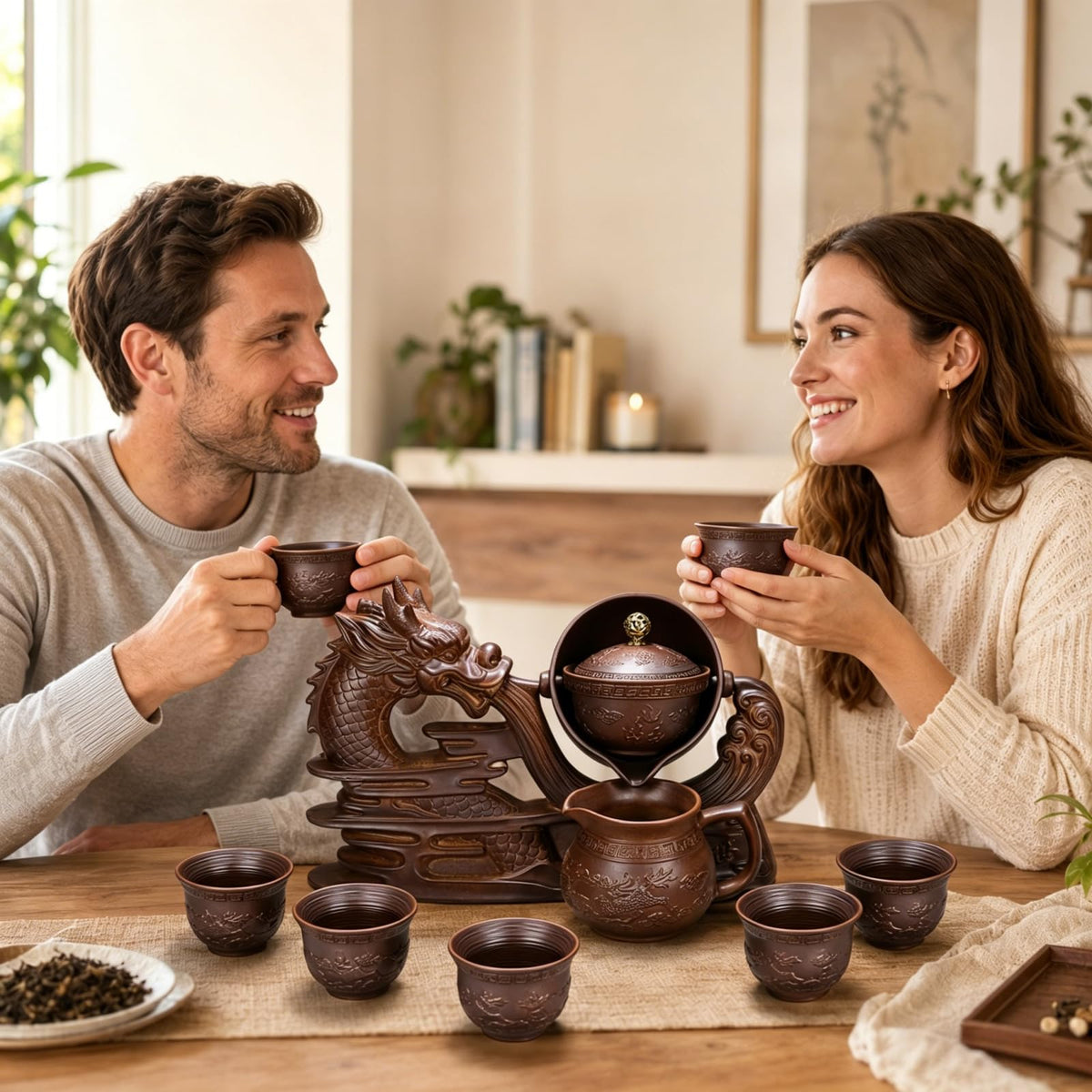 Dragon Kung Fu Tea Set for Adults
