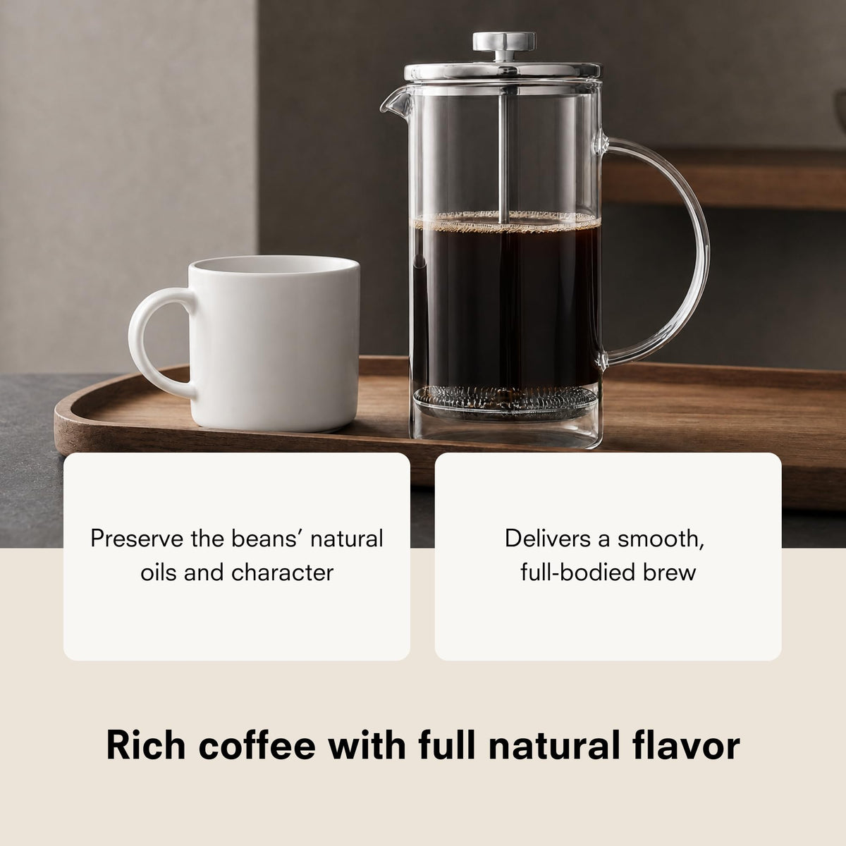 34 oz. French Press Coffee Maker