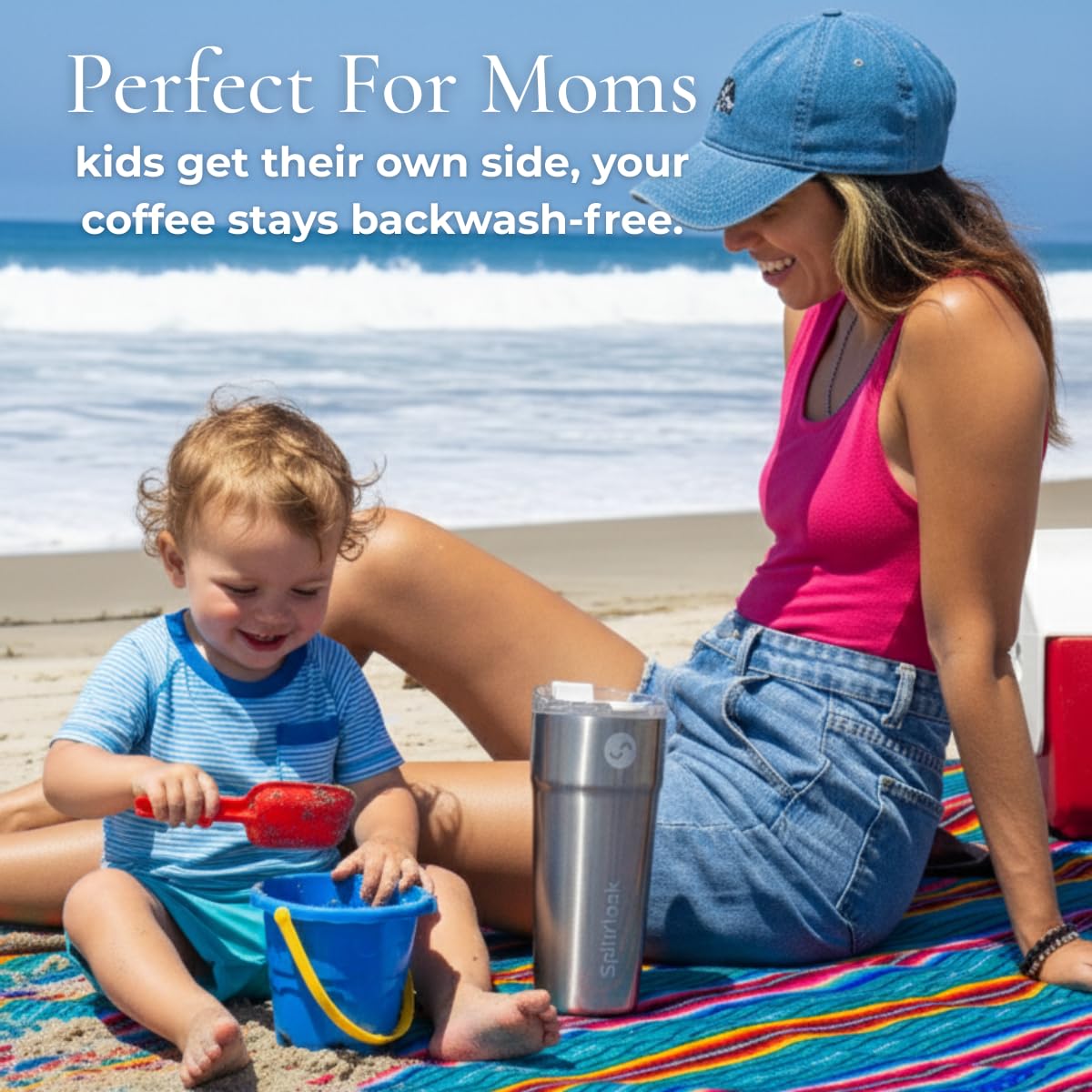 Stainless Steel Insulated Tumbler Cup with Straw & Sip Lid