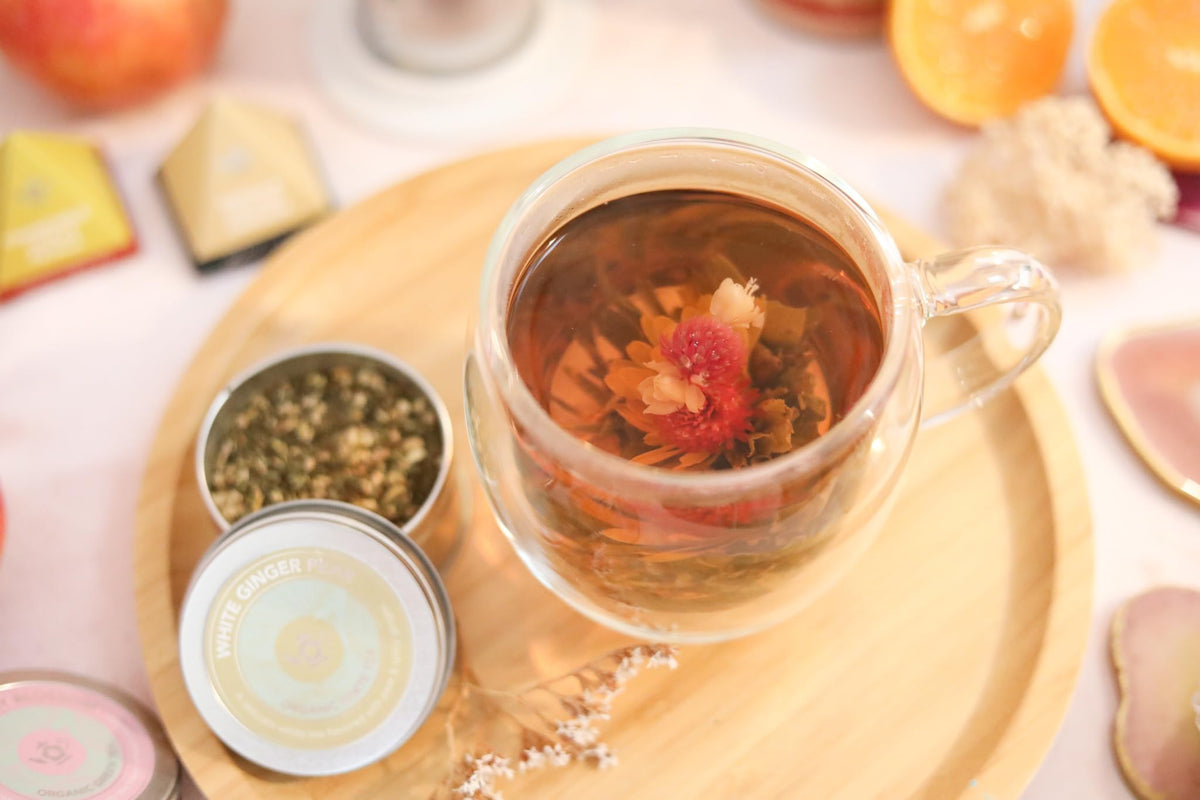 Stay Hot Heatproof Glass Mug with Loose Tea Infuser and Lid