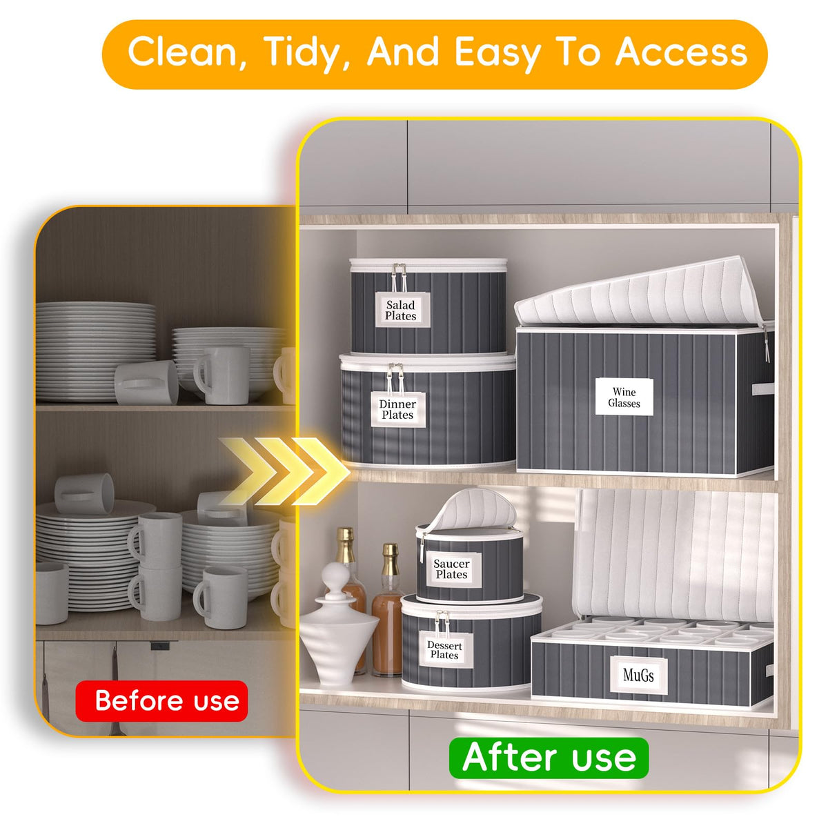 Fine China Storage Containers