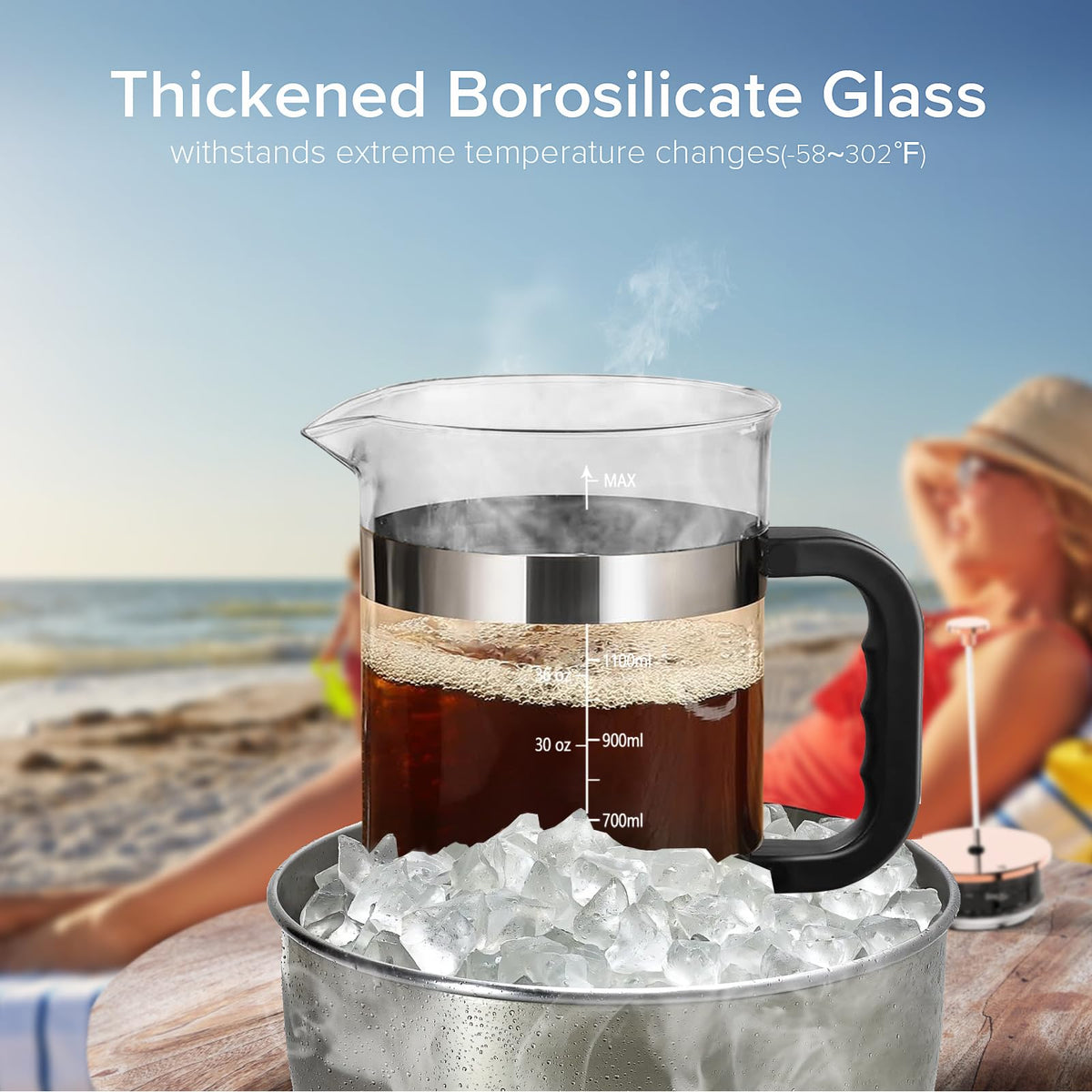 French Press Coffee Maker 51oz