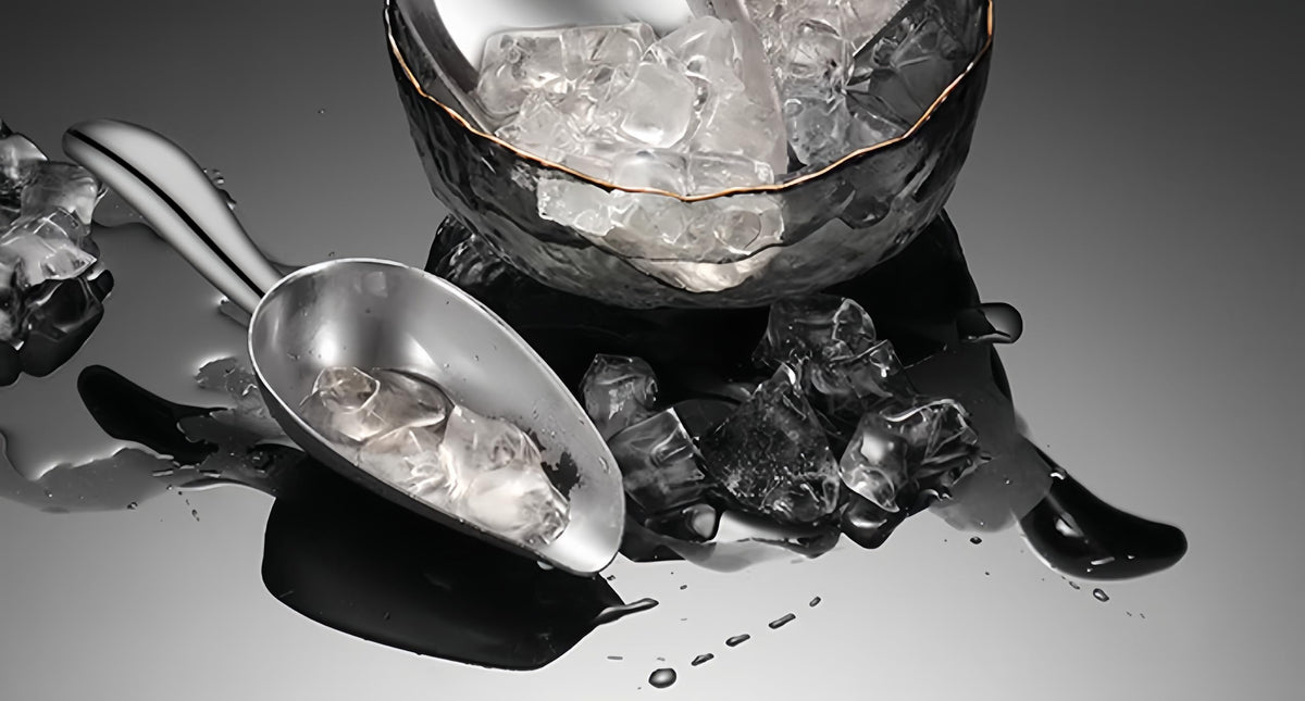 Ice Cube Scoop for Freezer Stainless Steel Ice Scoops Shovel for Ice Maker Coffee Bean Food Candy Flour Popcorn