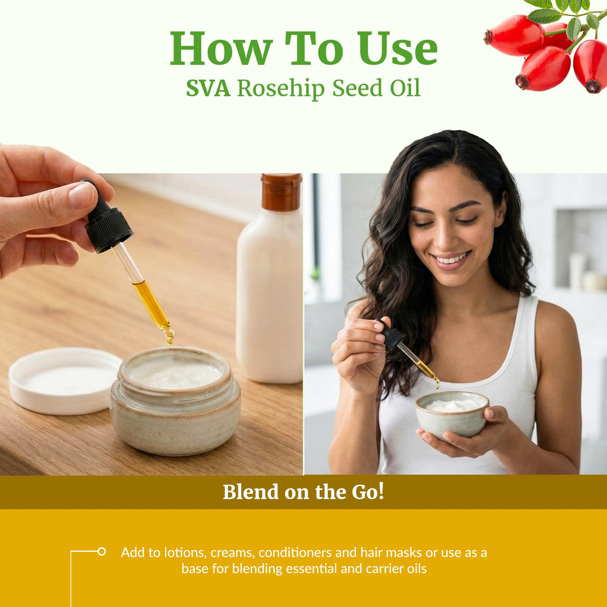 SVA Organic Rosehip Seed Oil (4 Fl Oz)
