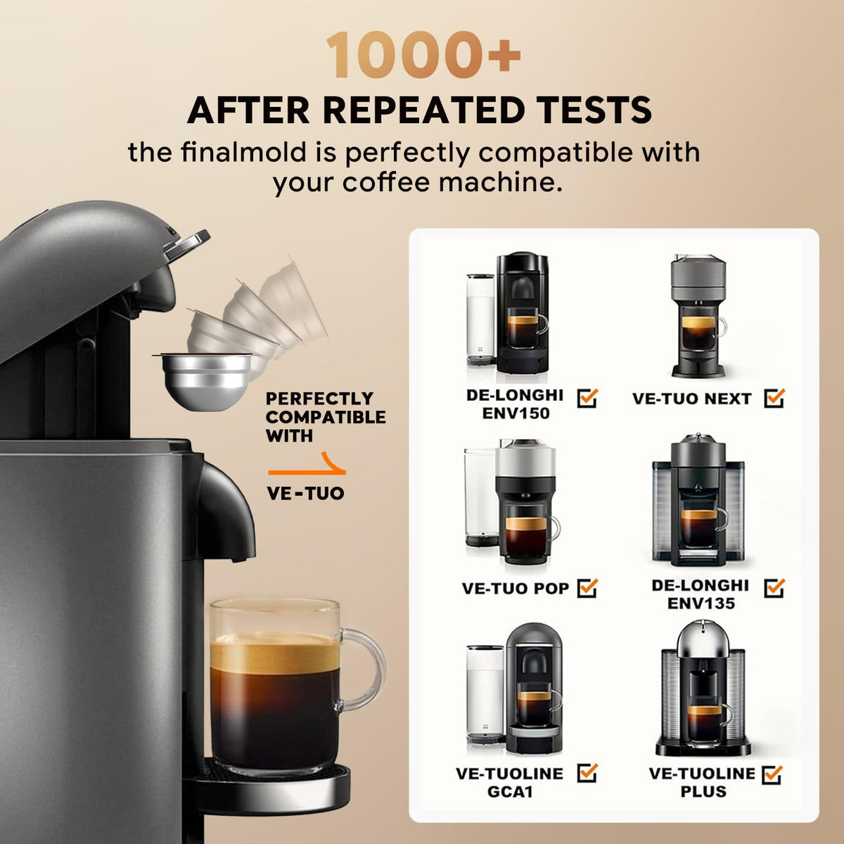 Stainless Steel Reusable Coffee Pods for Nespr*sso V