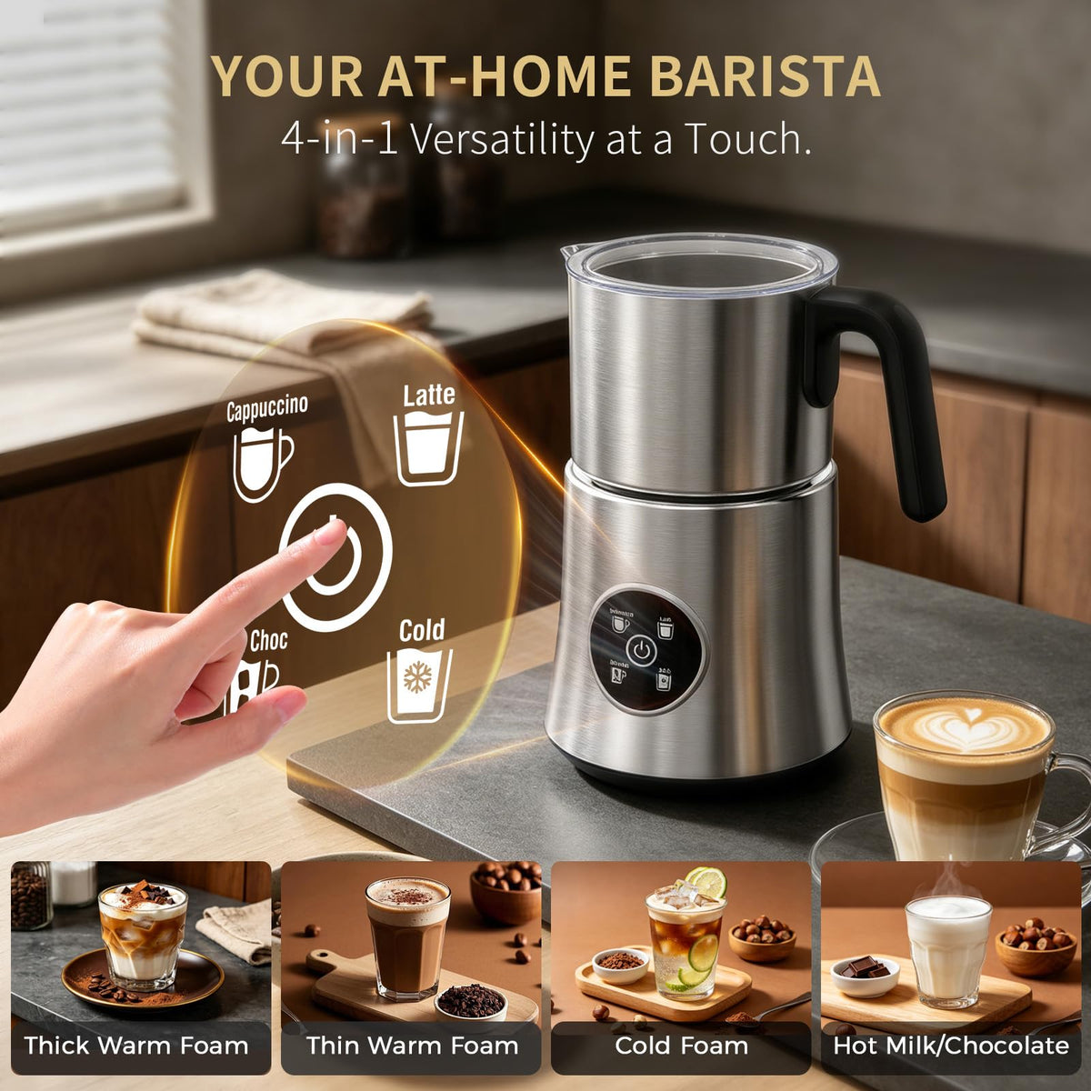 Milk Frother and Steamer
